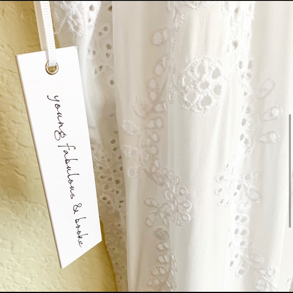 NWT Young Fabulous & Broke Eyelet Cover Up Dress - Picture 4 of 5
